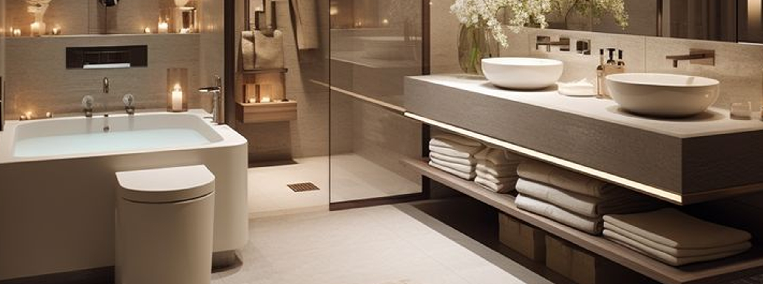bathroom wrapping