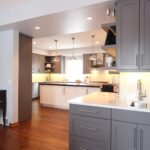 wrap around kitchen cabinet